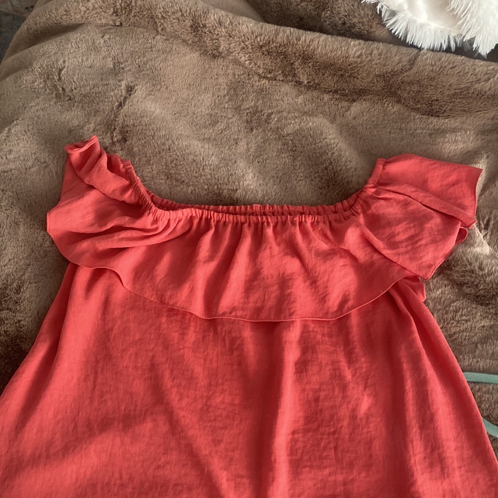 Mauve off the shoulder top - Picture 2 of 3